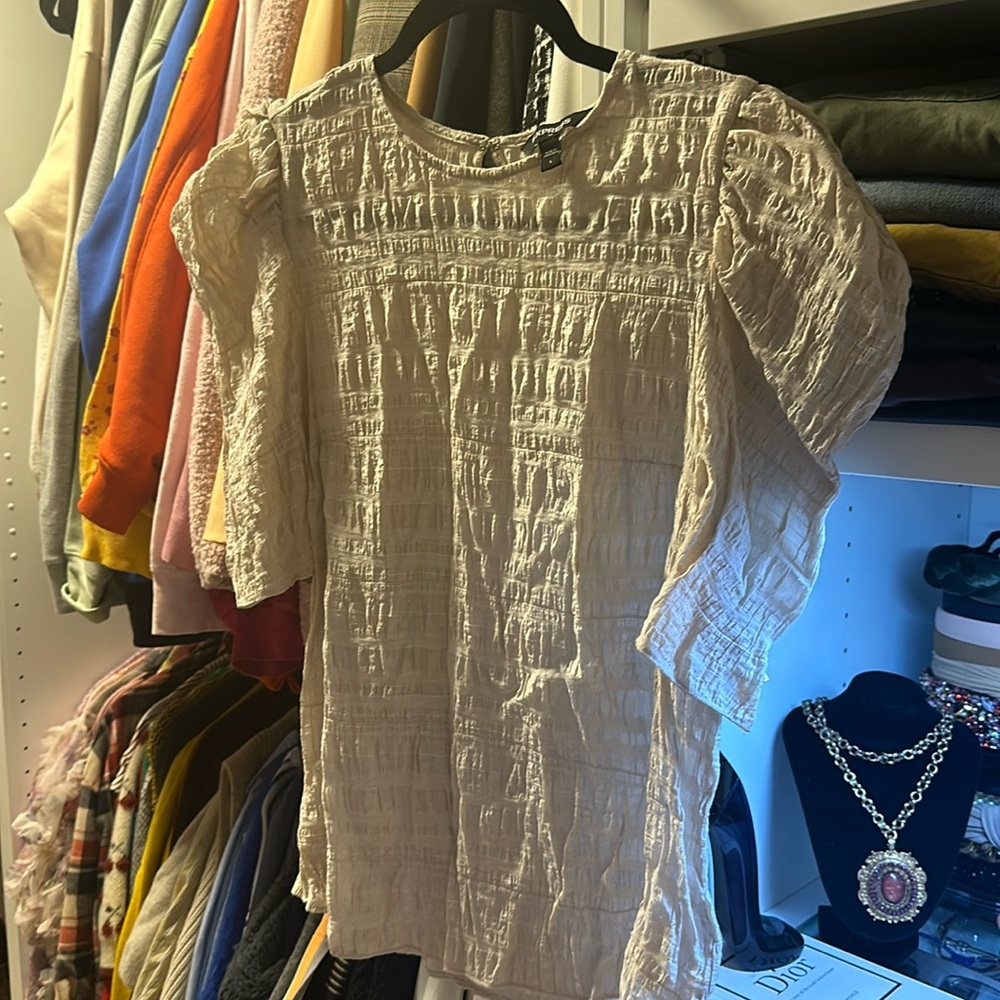 Cream shirt